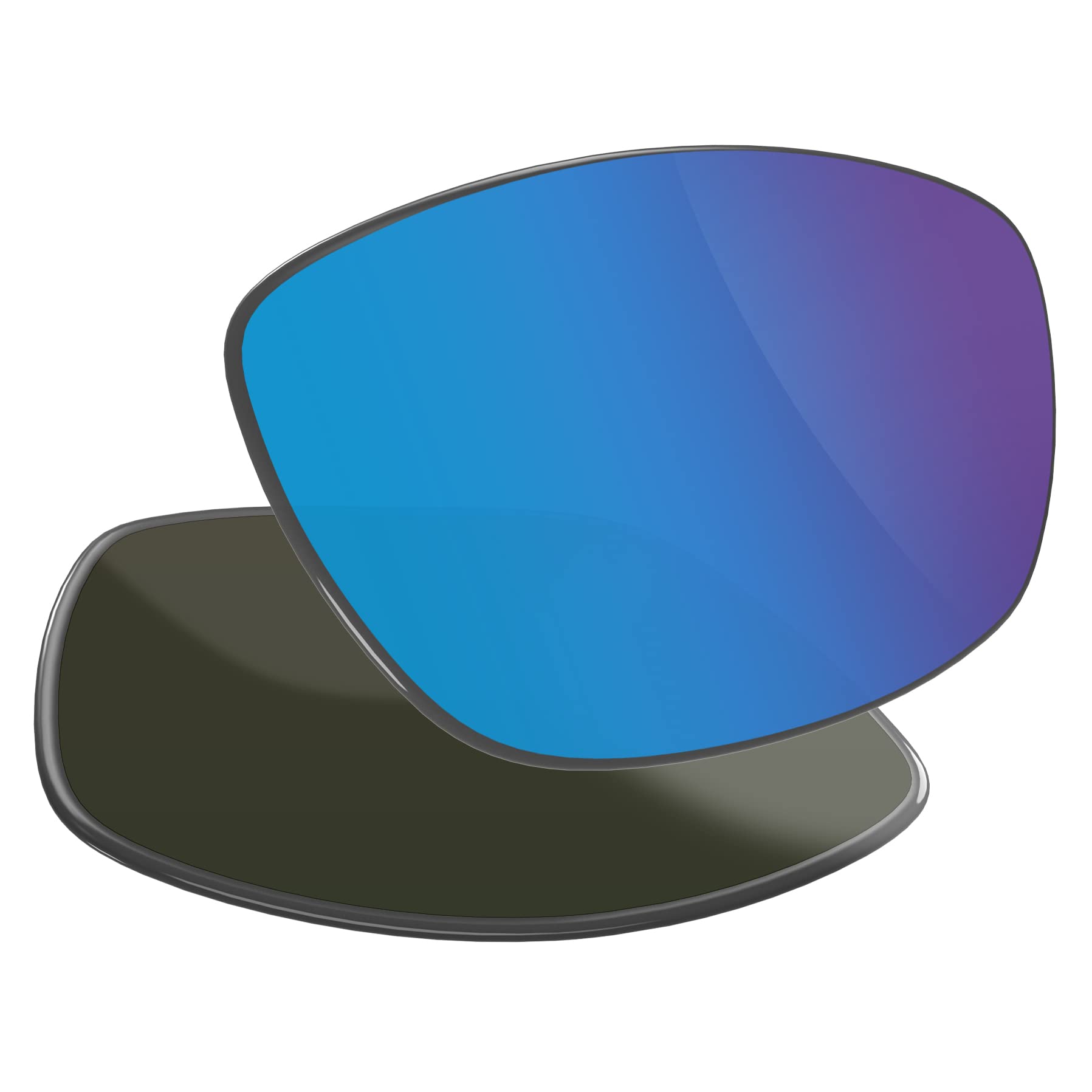 Vaep Lentes de repuesto polarizados para gafas de sol Costa Del Mar Wave Killer - Azul hielo