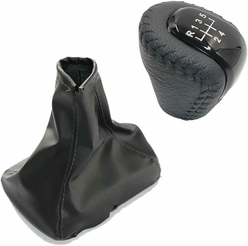Gznbb Car Manual Gear Shift Knob Boot Cover Gaiter Lever Shifter Handle Stick, For Chevy Aveo T250 T255 2003 2004 2005 2006 2007 2008 2009 2010-2012