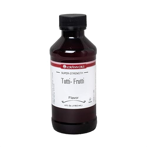 Miniatura 2 de LorAnn Tutti Frutti SS Flavor, botella de 4 onzas, incluye un cuentagotas de vidrio roscado