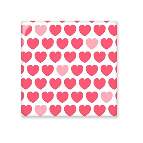 Carreau en céramique rose de Saint-Valentin pour décor de cuisine