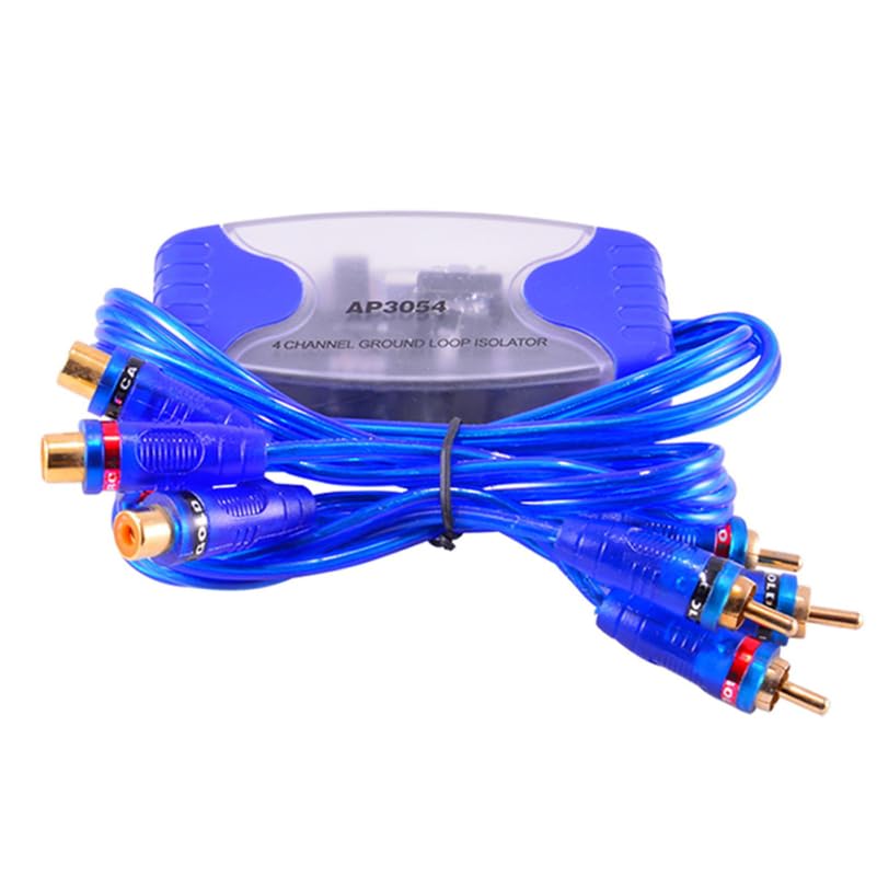 Filtre de bruit RCA pour voiture stabiliser signal audio stéréo 4 canaux 50W