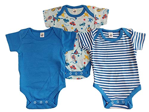 Image of Dazzle Born Baby boy Body Suit Half Jump Suit Romper for boy new Born Body Suit Combo of 5 for boy