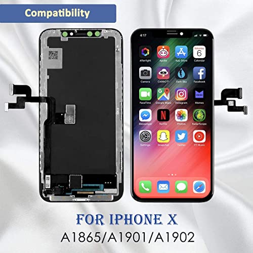 Yodoit GBAIPXB-9563 For Iphone X Screen Replacement Cof Fhd Lcd Display 3D Touch Digitizer 5.8 Inch Glass thumb #1