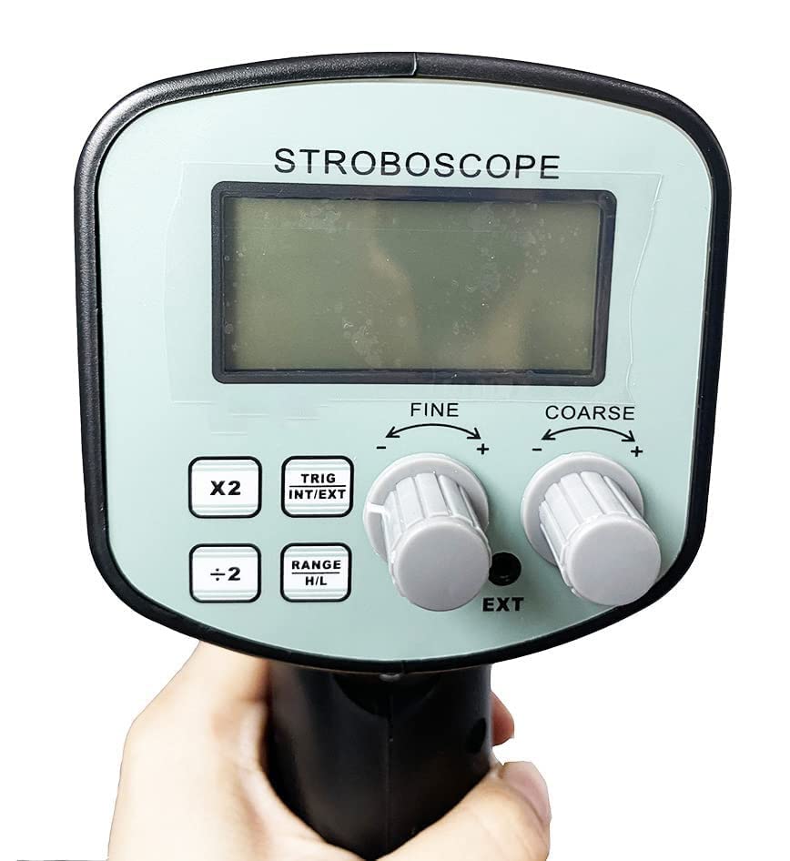 Digital Stroboscope Non Contact Stroboscope Tachometer for Observing The Movement Tracks and Providing Single,Two or Multiple Stillness Image of The Vibration Object,Rapidly Rolling Object
