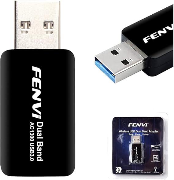 1300Mbps USB WiFi Card Dual Band USB 3.0 WiFi Adapter 2