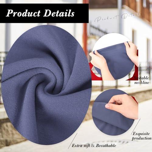 Image of Cutecrop Turtleneck Dickey Extra Large Fake Collar Detachable Dickey Collar Half Mock Turtleneck for Men Women