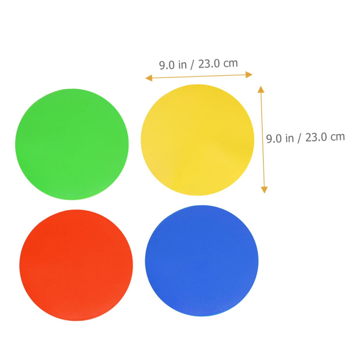 KOMBIUDA 5Pcs Agility Spot Markers for Soccer Training Durable Football Sign Discs Multi Function Exercise Training Equipment