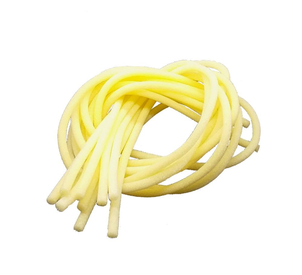 10 Meter HS Rundprofil Schnur Gelb 15mm , isolierend, offenzellig