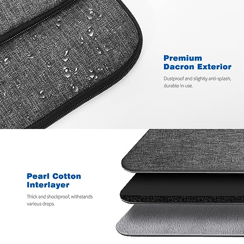 Dadanism 13.3 Inch Tablet Sleeve Shoulder Bag Carrying Case for iPad Pro 13" M5/M4 2025/2024, iPad Air 13" M4/M3 2026/2025 - Image 4