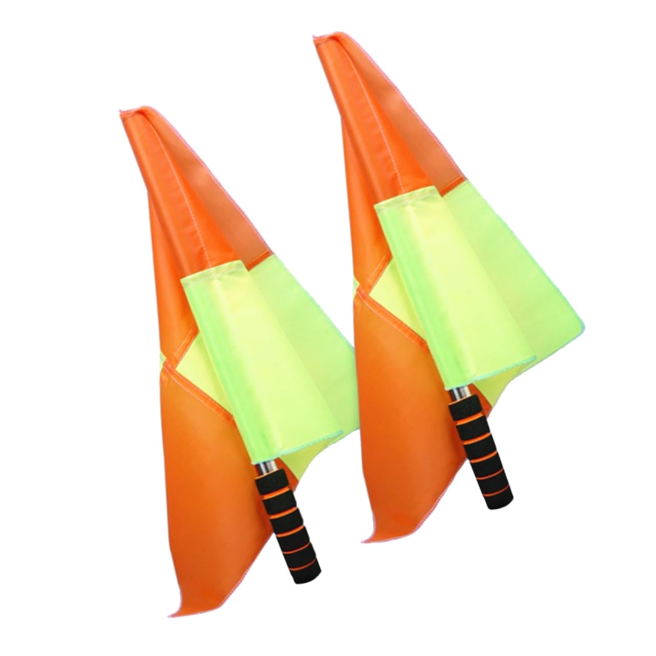 BESTonZON 3 Set Bandiere Da Giudice Per Sport Da Bandiere Per Calcio E Hockey Ergonomico E Resistente Visibilità Per Allenamenti E Partite 2 Pezzi*3