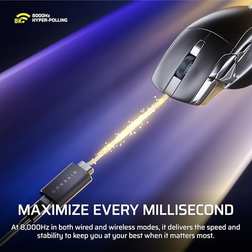 Corsair NIGHTSWORD v2 Wireless SD Gaming Mouse – Black - image 7