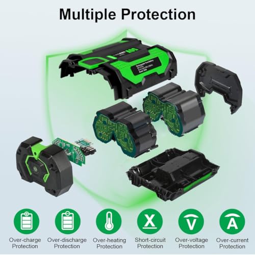 Image of 5.0Ah Replacement for EGO 56v Battery（Green-5.0AH）