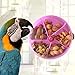 Hypeety Bird Parrot Foraging Toy Creative Seed Food Ball Rotate Wheel Intelligence Growth Training Toy for Parrot Parakeet Cockatiel Conure Lovebird
