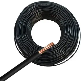 PVC Insulated 2.5mm Single Core Flexible Copper Wires and Cables for Domestic/Industrial Electric | Home Electric Wire | 90 Mtr | Electrical Wire | (Black) TA035