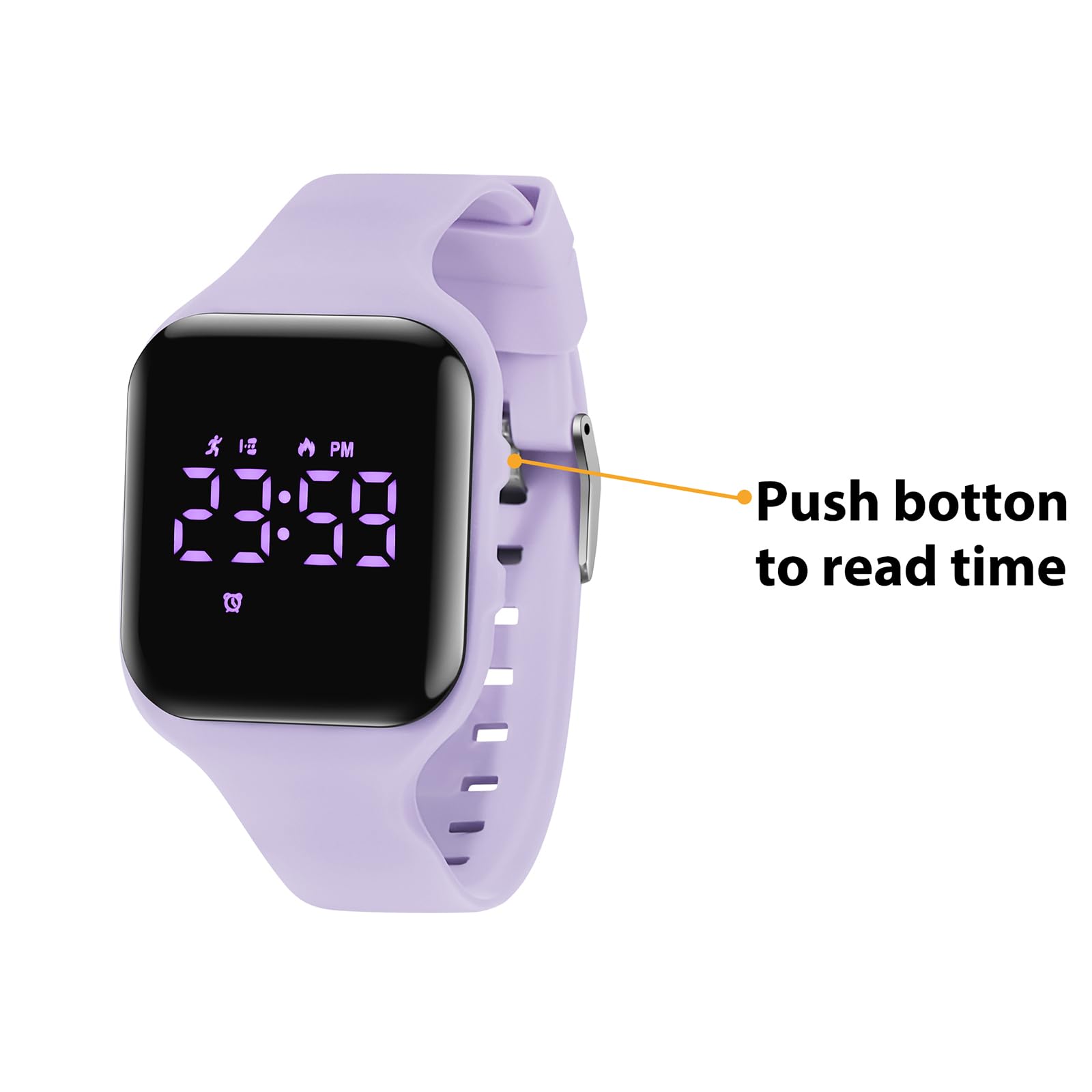 aswan watch Orologio Digitale Bambina Bambino con Contapassi,Calorie e Distanza senza App,Sveglia, Cronometro, Data, Luce-Orologio da polso Ragazza Ragazzo con Cinturino in Silicone