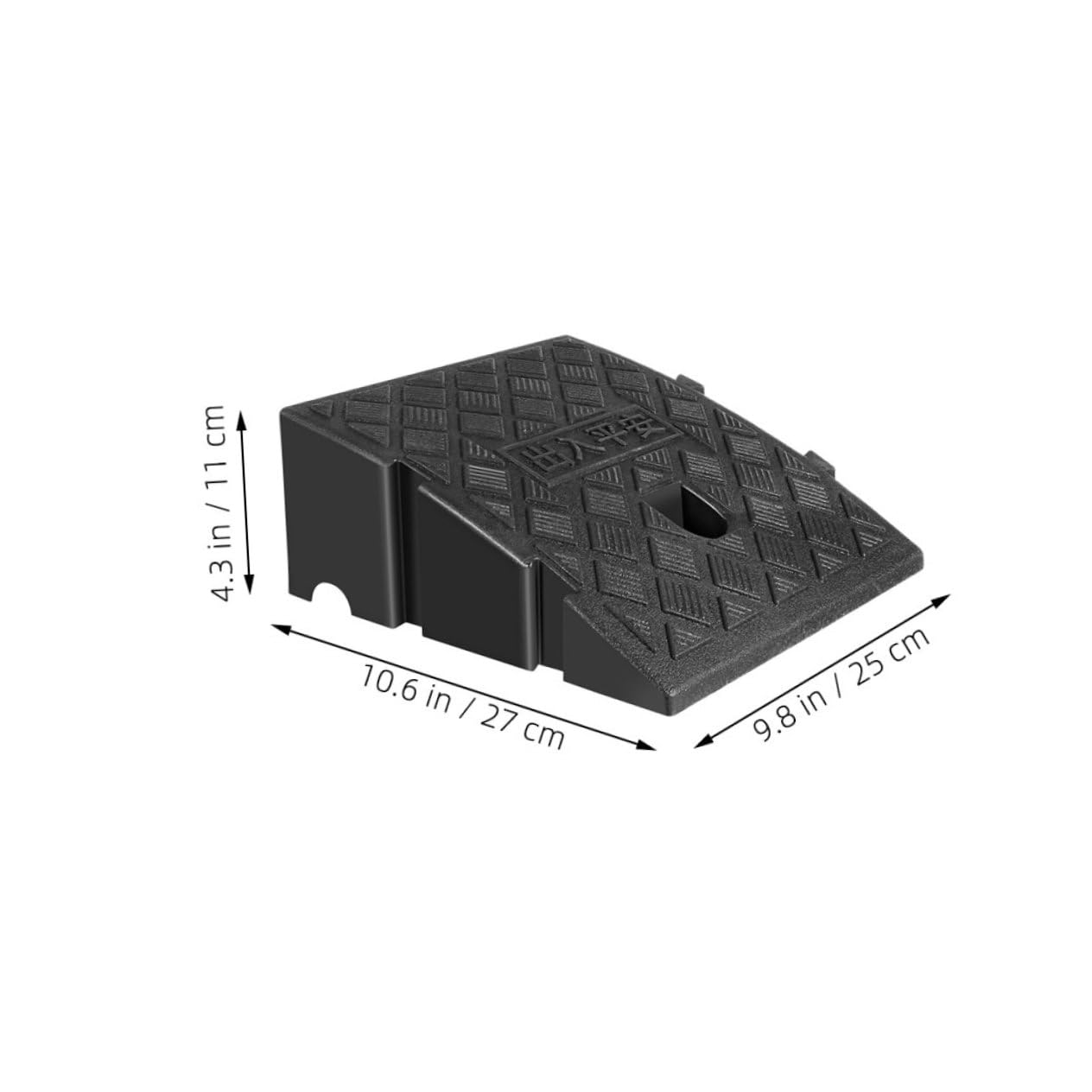 OATIPHO 2Pcs Heavy Duty Threshold Ramps for Wheelchairs and Vehicles Durable Driveway Car Ramps Easy to Install Abrasion Resistant and Portable