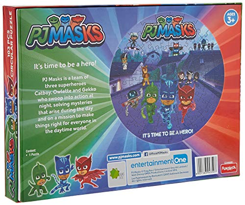 Image of Funskool-Pj Masks Circular,Educational,103 Pieces,Puzzle,for 3 Year Old Kids and Above,Toy Multicolor