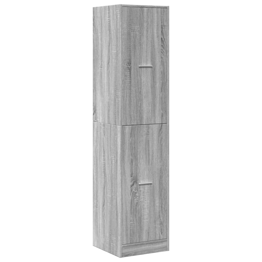 vidaXL Apothecary Cabinet, Storage Cabinet for Living Room, Apothecary Chest with Drawer, Cupboard, Modern Style, Grey Sonoma Engineered Wood โ image 1