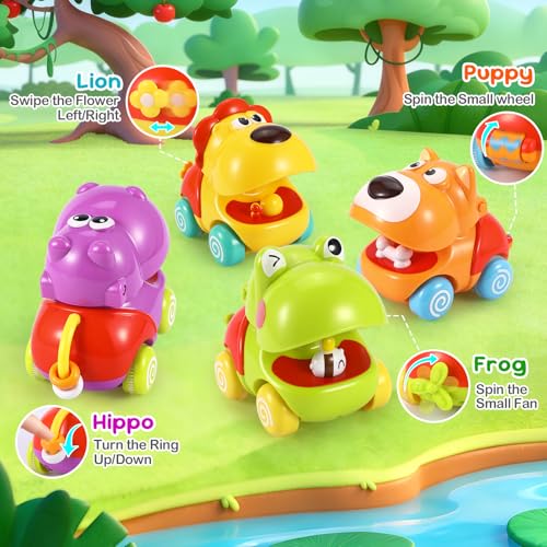 Image of Palmatte Baby Toys 1 Year Old Boy: Infant Cars for Toddlers 1-3 Push and Go Car Baby Toys 18 Months Toddler Toy Age 1 2 3 Year Old Boys Toy Boy Gifts 1st First Birthday Gifts for 1-3 Boys Girls