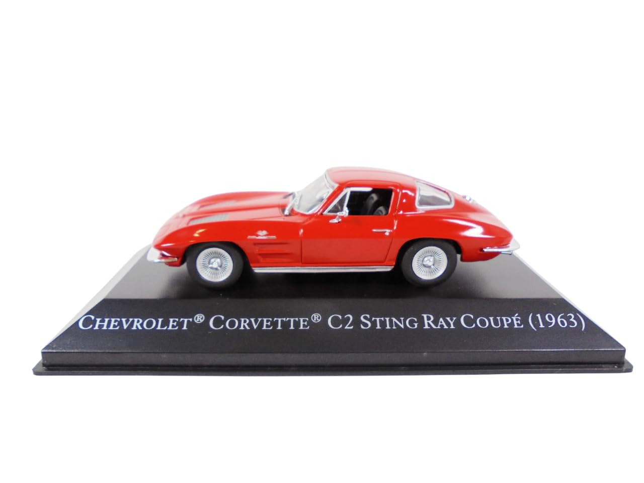 OPO 10 - 1/43 scale model car compatible with CHEVROLET CORVETTE C2 STINGRAY COUPE 1963 - AC04, Multicolor - Image 2