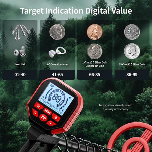 image for ikiu 2026 Latest Metal Detector for Adults, Professional Waterproof & 