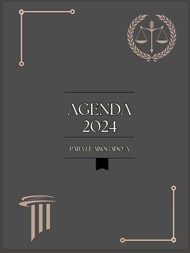 Agenda para abogados 2024. Tapa dura. Sección para controles de seguimiento, 8.5x11 pulgadas, encuadernada con alambre. Enero a diciembre: ¡La ... y cédulas. Y más (Spanish Edition)
