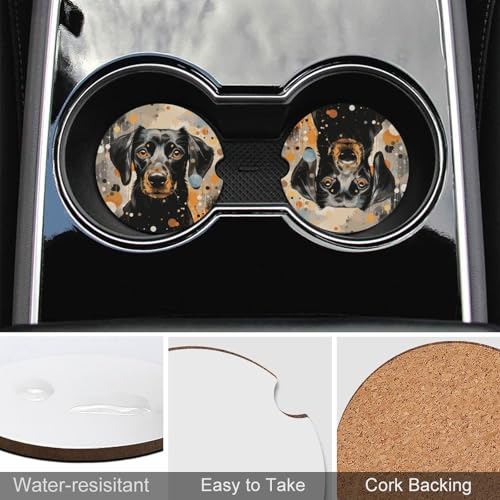 Portavasos para Auto con Diseño de Lunares y Perro 2 Piezas miniatura 5