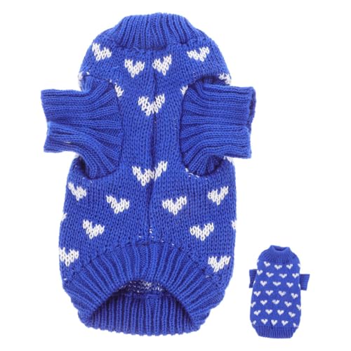 Pull pour chiens sweater hiver petits animaux accessoire Saint-Valentin
