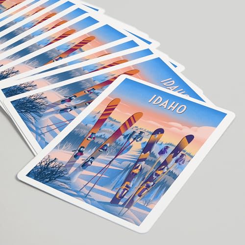 Lantern Press Idaho, 52 cartas de póker para adultos miniatura 5