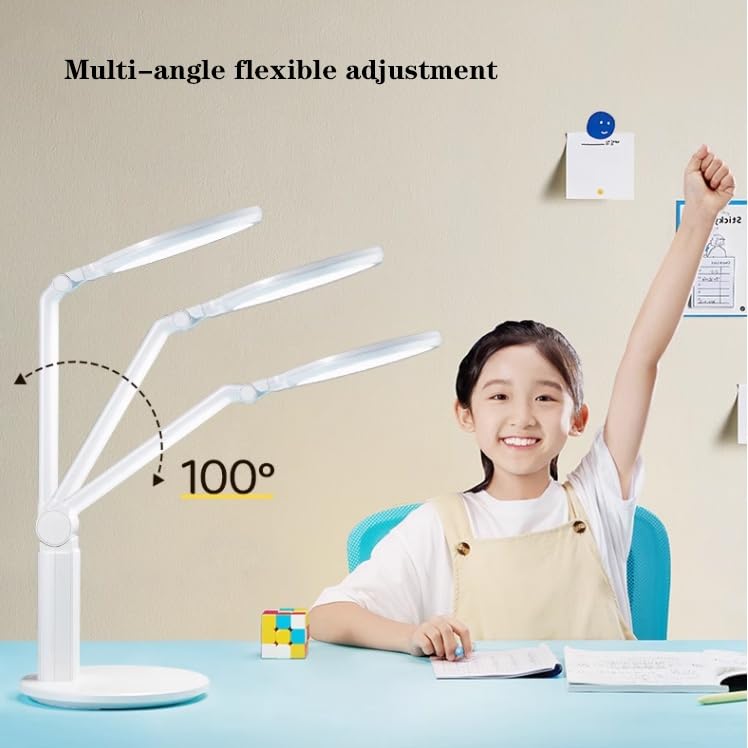Lampada da scrivania Lampada da scrivania a LED, lampada da tavolo da lettura con controllo touch dimmerabile, 3 modalità di illuminazione, luminosità continua, spegnimento ritardato di 2 minuti, time