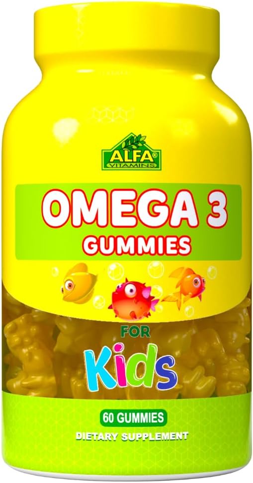 LIL CRITTERS Omega 3, EPA, DHA& ALA, 220 Gummies Health