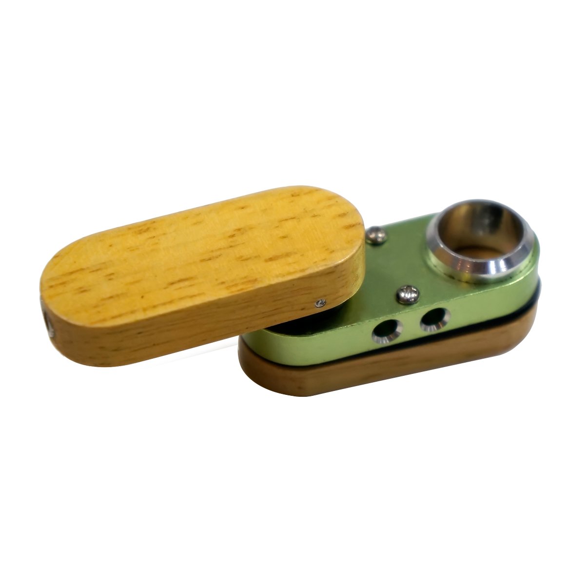 FORMAX®420 Wooden Novelty Smoking Pipe for Tobacco (Green)