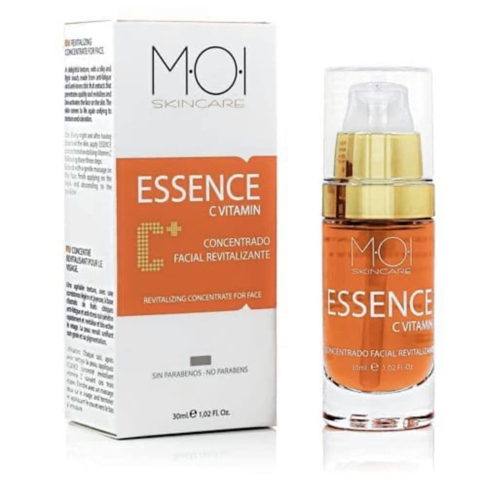 ESSENCE Concentrado Revitalizador con Vitamina C SIN PARABENOS 30ml. M·O·I SkinCare