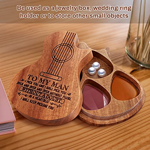 Brynnl 3 pics de guitare en bois avec boîte de sélection, médiators de guitare en bois pour guitare électrique… - Les Beatles, Paul McCartney, John Lennon, RIngo Starr, George Harrison Brynnl 3 pics de guitare en bois avec boîte de sélection, médiators de guitare en bois pour guitare électrique… – Image 5