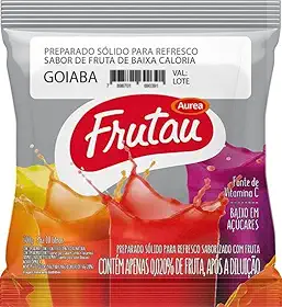 Refresco Em Pó Sabor Goiaba 200G Frutau