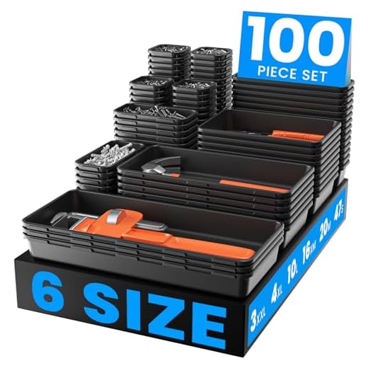 A-LuGei Tool Box Organizer Tray Set