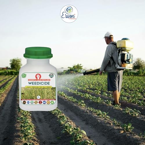 Image of Erwon Weeds Remover, Organic Essential Powerful Liquid Weeds Remover for Removing all types of Wild Weeds (250 ml)
