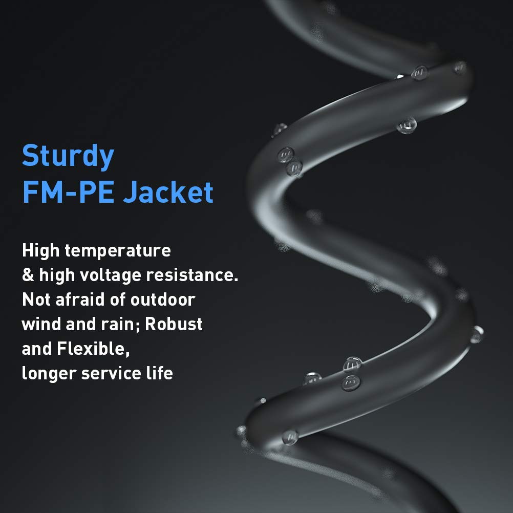 Flаѕh Dеаlѕ - 80% оƒƒ Cat8 Ethernet Cable 15ft 2pack, Network SFTP Patch Cord, Heavy Duty High Speed Cat8 LAN Network RJ45 Cable-in Wall, Outdoor, Weatherproof Rated for Machine Room,Router, Modem, Gaming-Black