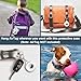 2 Pack IPX8 Waterproof Compatible with AirTag Keychain Holder Case,Lightweight, Anti-Scratch, Easy Installation,Soft Full-Body Shockproof for Luggage,Key Ring,Dog Collar,Belt Key Clip(Black/Clear)