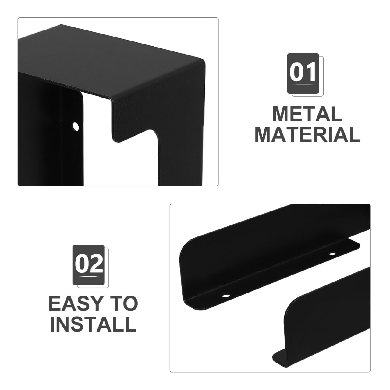 HOMSFOU Protection De Sonnette Métallique Imperméable 5.71X3.43X2.56 Pouces Housse Extérieure Anti-Pluie Coupe-Vent pour Sonnette Clavier Et Bouton Sécurité Et Durabilité
