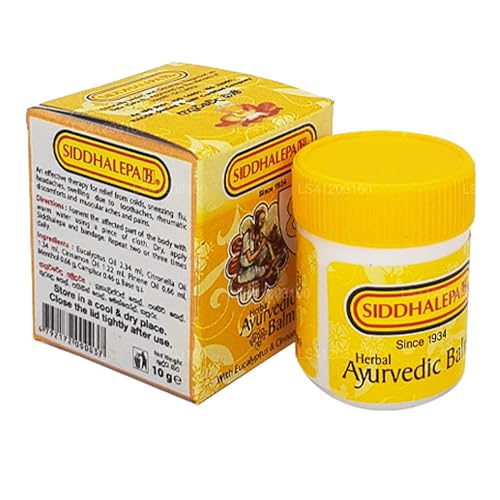 Siddhalepa Herbal Ayurvedic Balm apaise les tensions 10g - 2