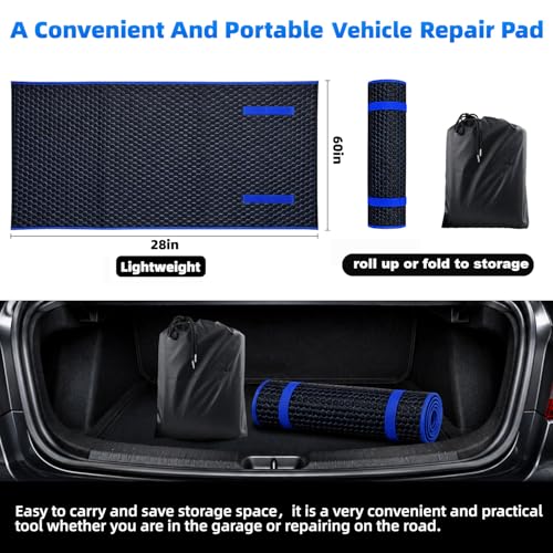 Upgrade Magical Rolling Creeper Mat 60x28 Inch Under Car Repair Pad by SUNCARACCL - Used condition - Image 4