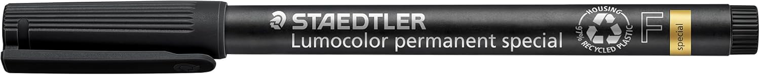 319 F-9 10 STAEDTLER Rumokara This Special Extra-fine Permanent Marker to Write F Black (Japan Import) (319 F-9 VE)