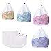 Bolsa de lavandería de 4 piezas, bolsas de lavado de malla, bolsa de lavadora, bolsa lavandería reutilizable con cordón grueso para ropa, sujetadores, calcetines, ropa cama, juguetes peluche, XL