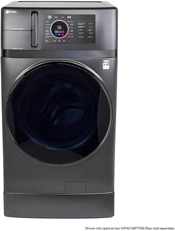 GE Profile PFQ97HSPVDS 28 Inch Smart Front Load Washer/Dryer Combo with 4.8 cu.ft. Capacity, 12 Wash Cycles, 14 Dryer Cycles