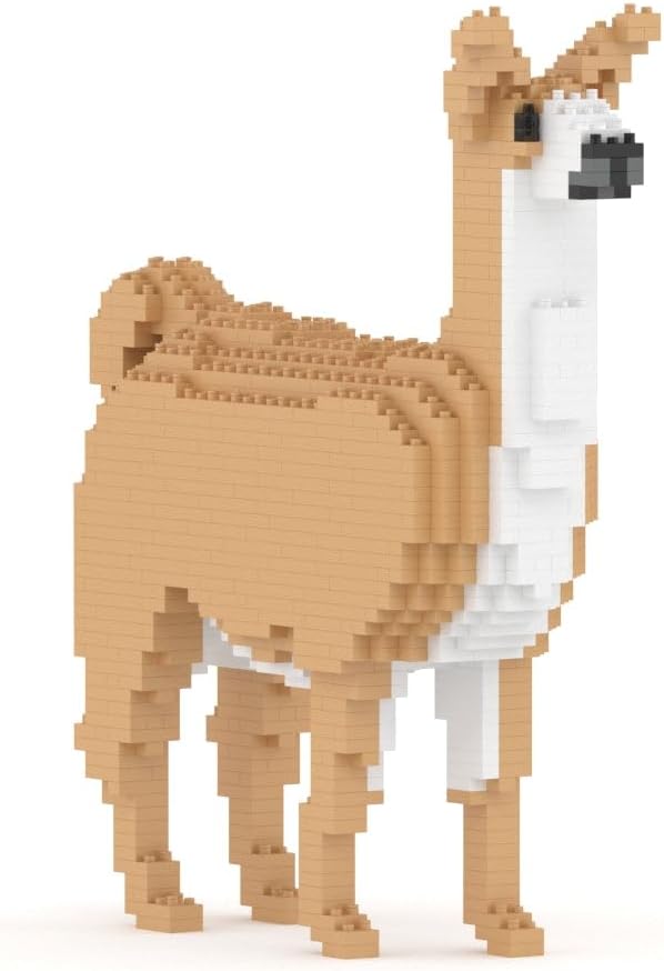 JEKCA Llama 01S | Animal Plastic Building Blocks | Age 14+