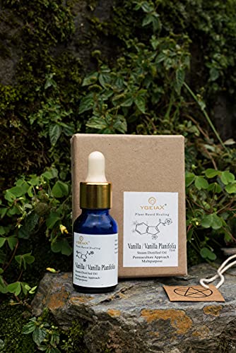 Vanilla Essential Oil Organic, Edible Vanilla Essential Oil, Food Grade Vanilla Essential Oil, 15 Ml By Ygeiax #TOP1