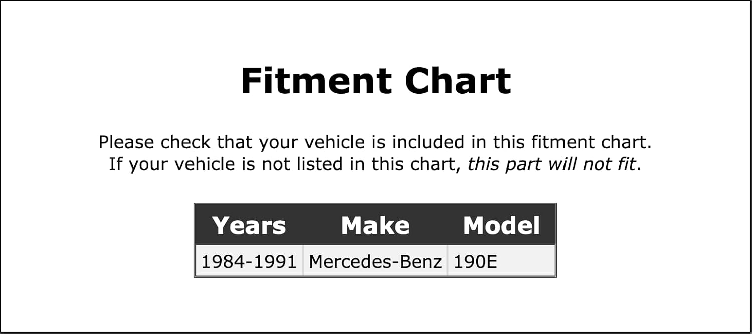 Alternator Bearing Compatible With Mercedes-Benz 190E 1984 1985 1986 1987 1988 1989 1990 1991 PC-455021