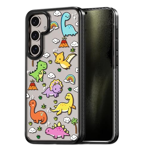 Coque Protection Samsung S24 Plus Anti-Chute Durable Motif Dinosaure Rosarnnah
