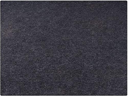 Aigend - Alfombra Protectora para Barbacoa, Alfombra ignífuga, protección de Suelo para Barbacoa, Barbacoa, Chimenea, Camping, 75 x 124 cm, Alfombra de Suelo Universal de Secado rápido Antideslizante